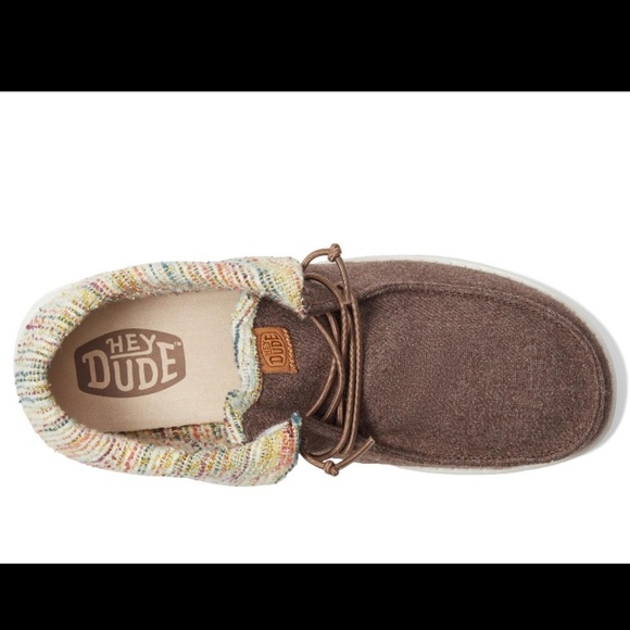 NWT Hey Dude Wendy Wooly Twill Fold Boot - Picture 6 of 6